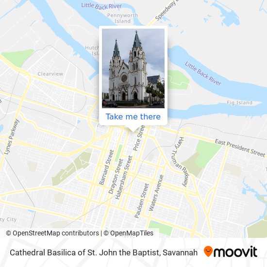 Mapa de Cathedral Basilica of St. John the Baptist