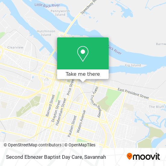 Second Ebnezer Baptist Day Care map