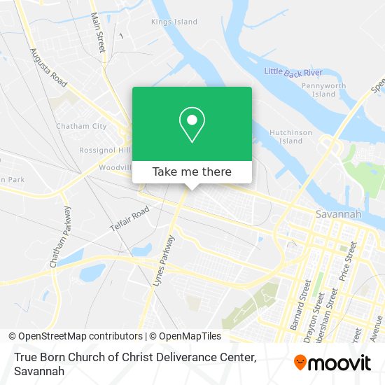 True Born Church of Christ Deliverance Center map