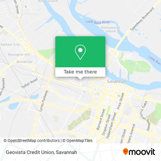 Geovista Credit Union map