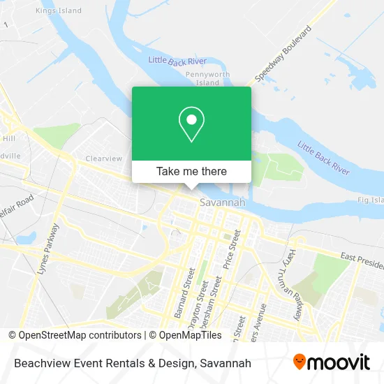 Beachview Event Rentals & Design map