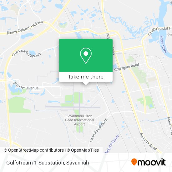 Gulfstream 1 Substation map