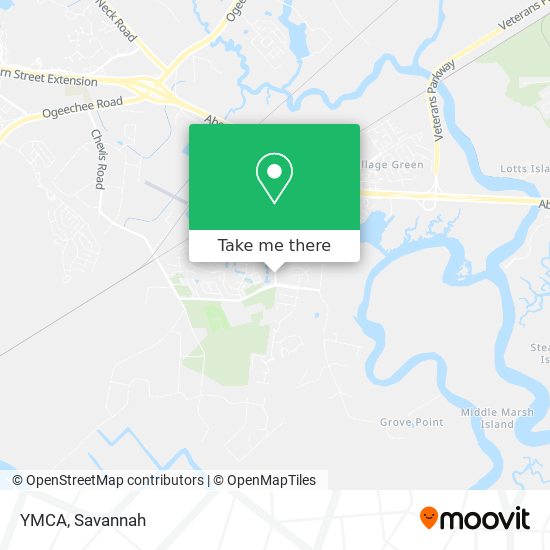 YMCA map