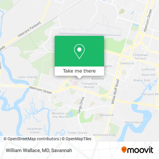 Mapa de William Wallace, MD