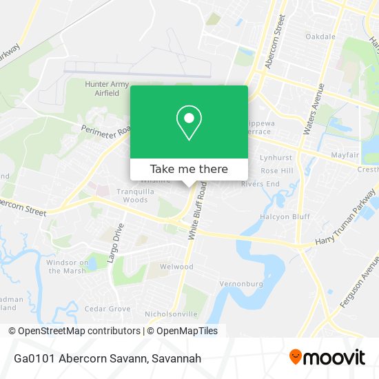 Ga0101 Abercorn Savann map