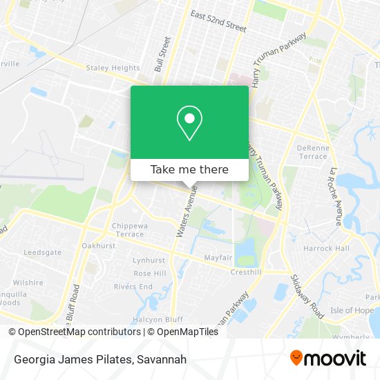 Georgia James Pilates map