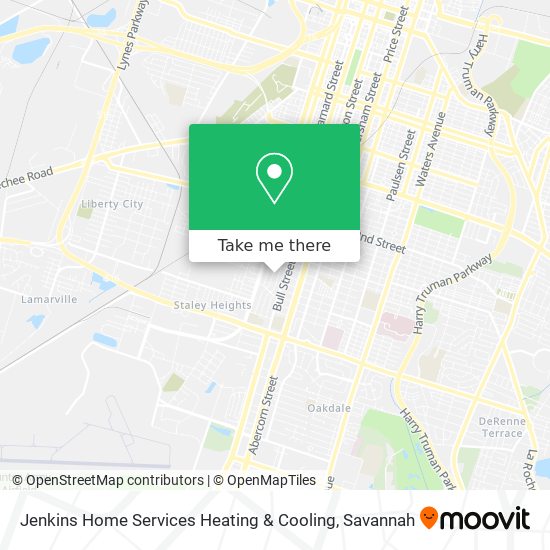 Jenkins Home Services Heating & Cooling map