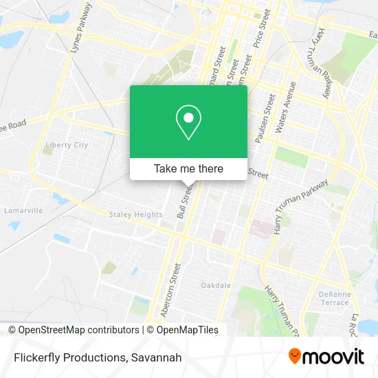 Flickerfly Productions map