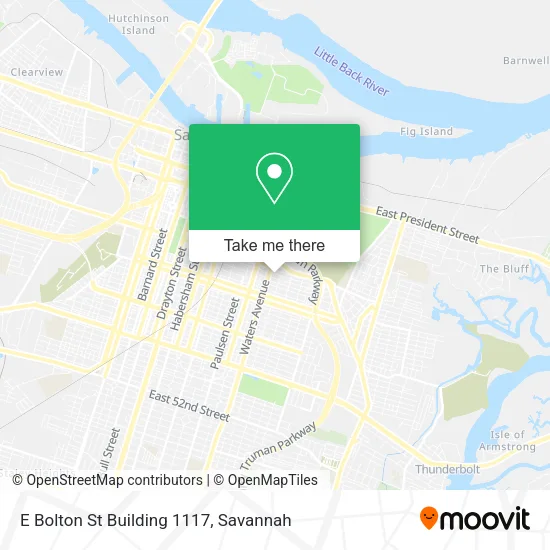 Mapa de E Bolton St Building 1117
