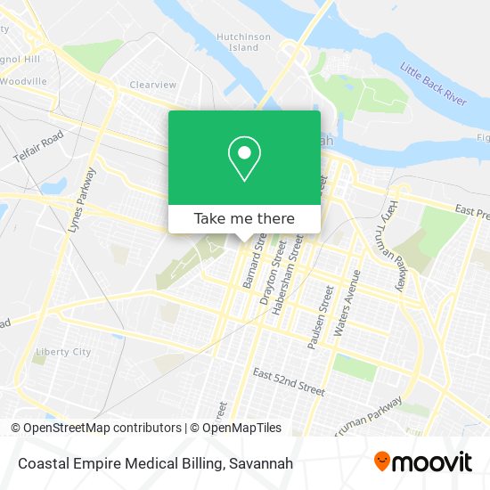 Coastal Empire Medical Billing map