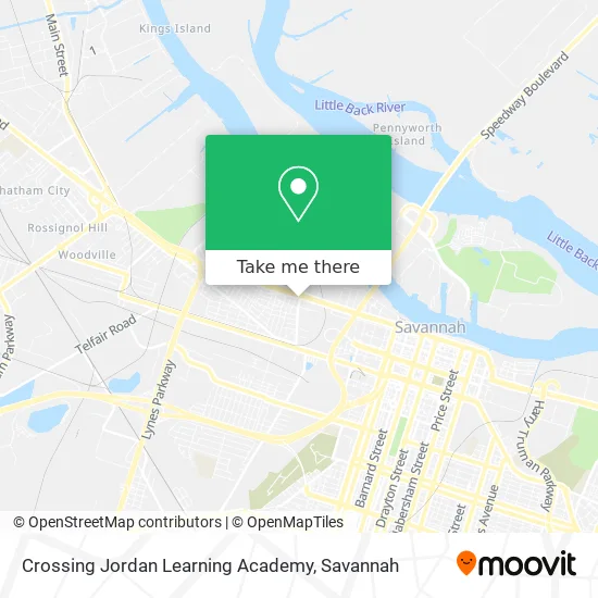 Crossing Jordan Learning Academy map