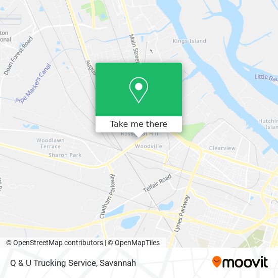 Q & U Trucking Service map