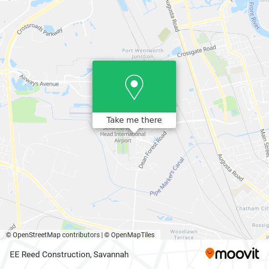 Mapa de EE Reed Construction