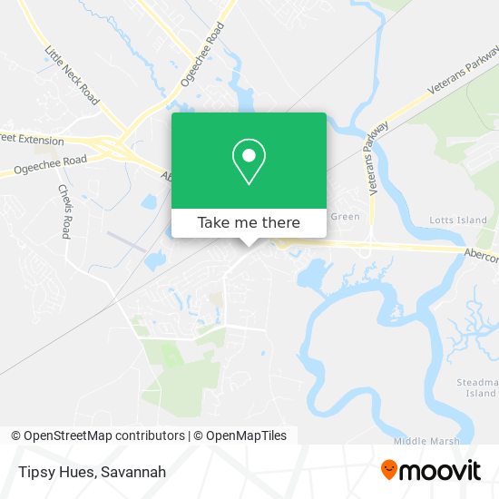 Mapa de Tipsy Hues