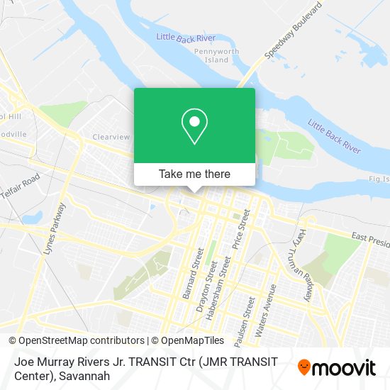 Mapa de Joe Murray Rivers Jr. TRANSIT Ctr (JMR TRANSIT Center)