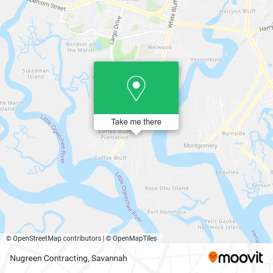 Nugreen Contracting map