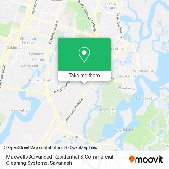 Maxwells Advanced Residential & Commercial Cleaning Systems map