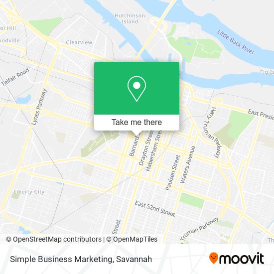 Simple Business Marketing map