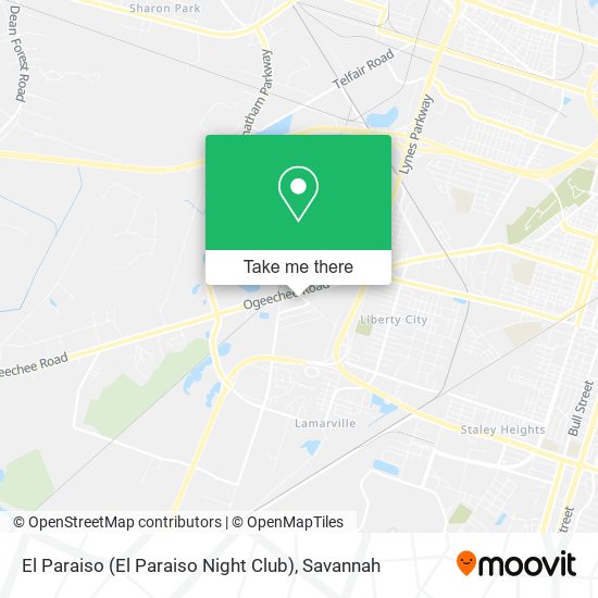 Mapa de El Paraiso (El Paraiso Night Club)