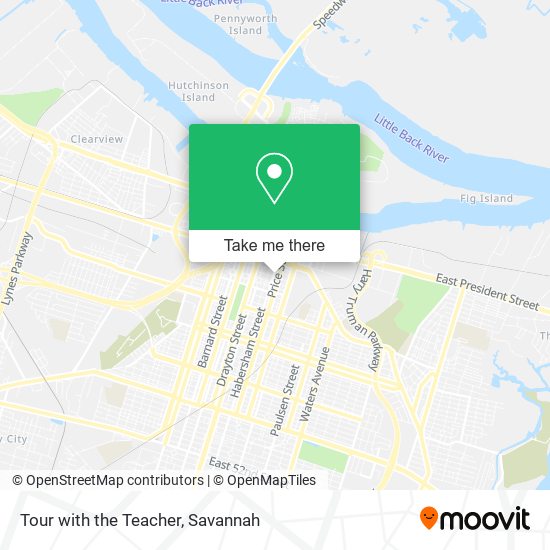 Tour with the Teacher map