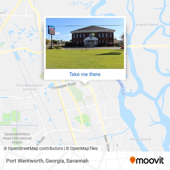 Port Wentworth, Georgia map