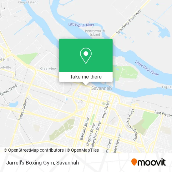 Jarrell's Boxing Gym map