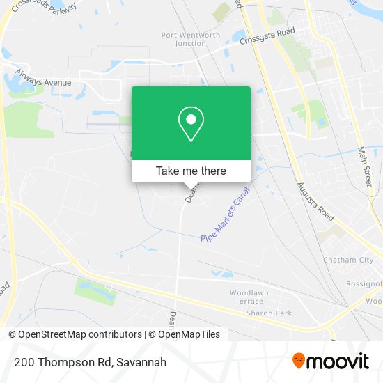 Mapa de 200 Thompson Rd