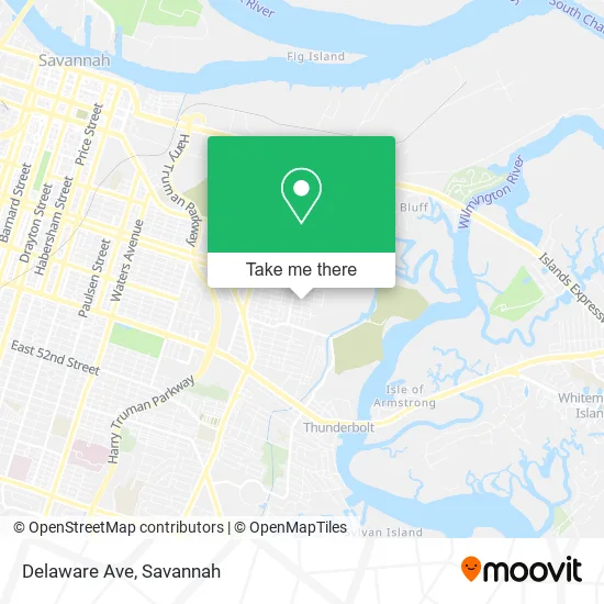 Mapa de Delaware Ave