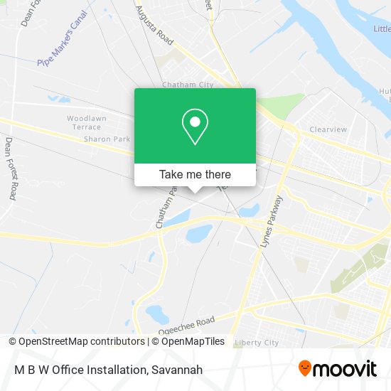 Mapa de M B W Office Installation