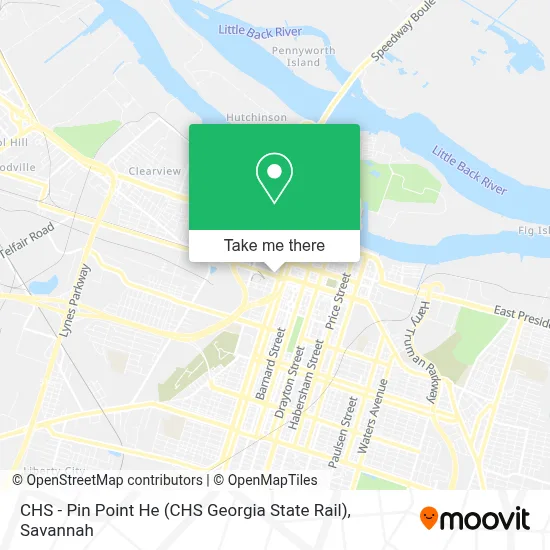 CHS - Pin Point He (CHS Georgia State Rail) map