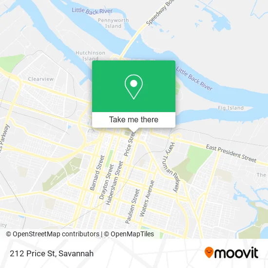 212 Price St map