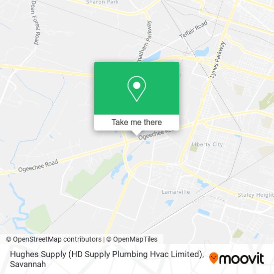 Mapa de Hughes Supply (HD Supply Plumbing Hvac Limited)