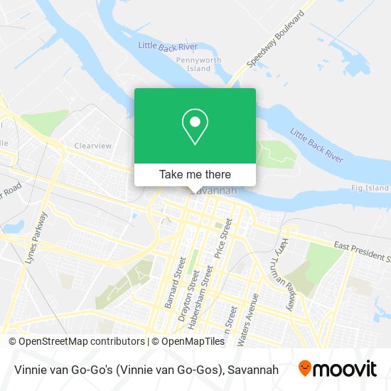 Vinnie van Go-Go's map