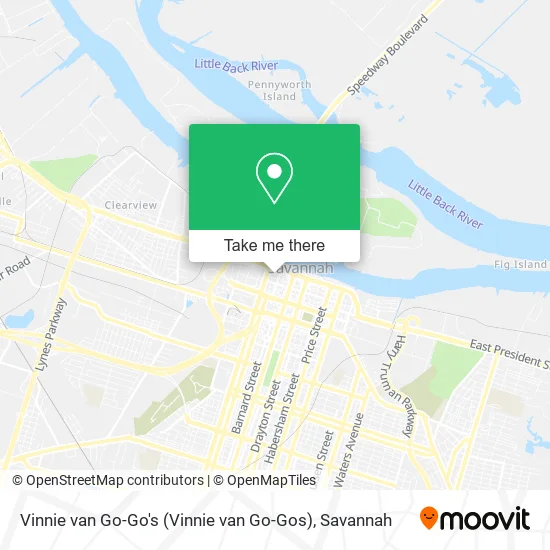 Vinnie van Go-Go's map