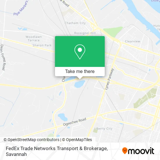 FedEx Trade Networks Transport & Brokerage map