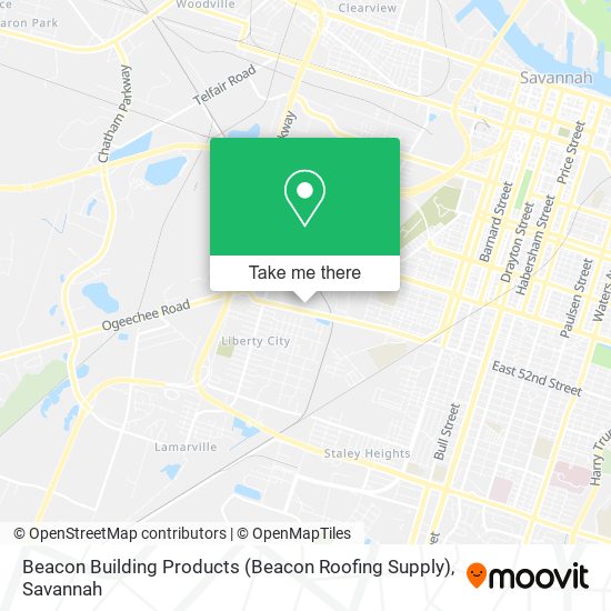 Mapa de Beacon Building Products (Beacon Roofing Supply)