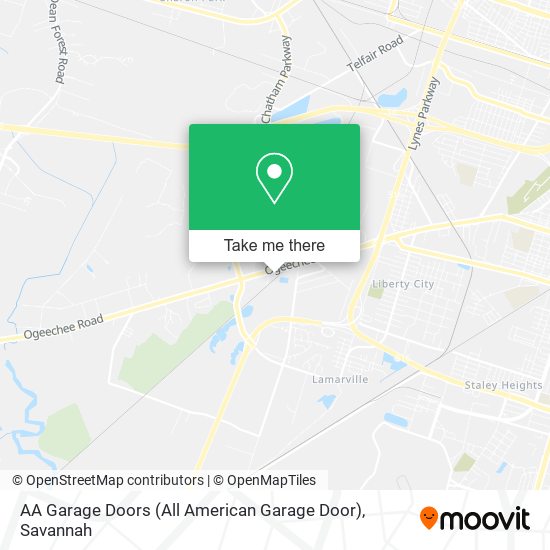 AA Garage Doors (All American Garage Door) map