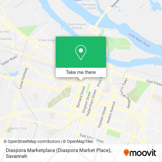 Mapa de Diaspora Marketplace (Diaspora Market Place)