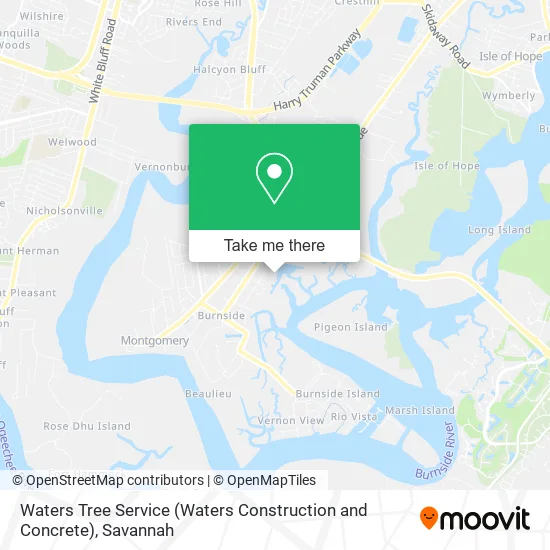 Waters Tree Service (Waters Construction and Concrete) map