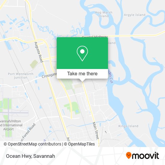 Mapa de Ocean Hwy