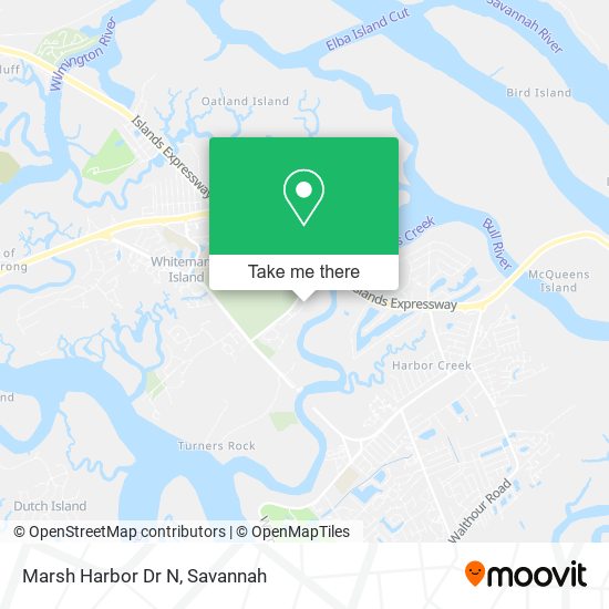 Marsh Harbor Dr N map