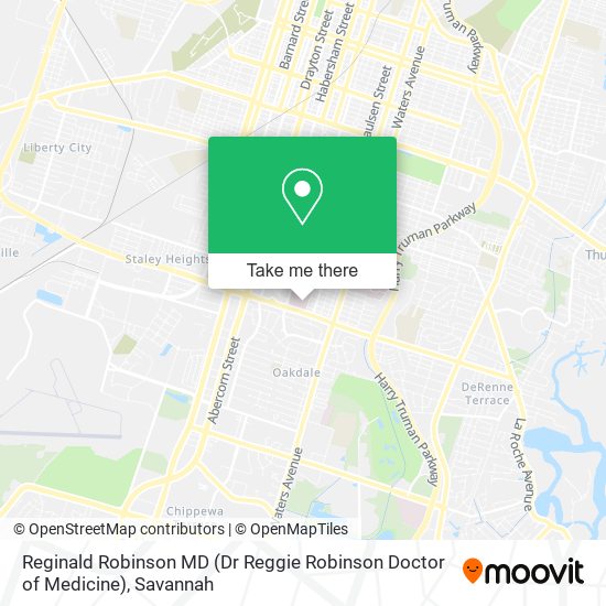 Mapa de Reginald Robinson MD (Dr Reggie Robinson Doctor of Medicine)