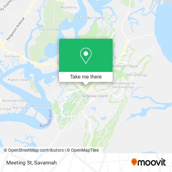 Mapa de Meeting St