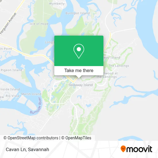 Cavan Ln map