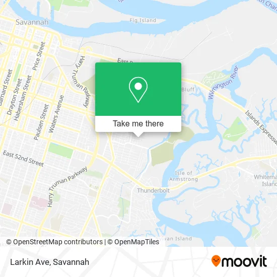 Mapa de Larkin Ave