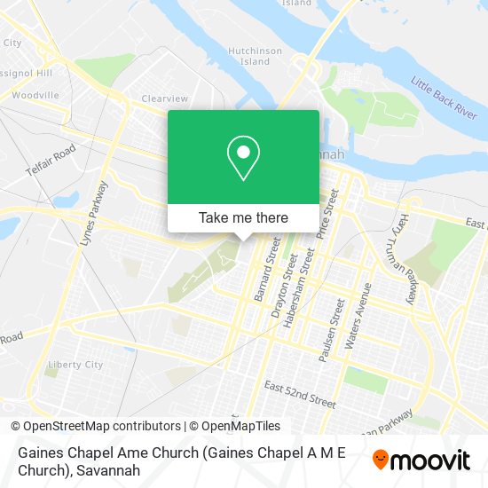 Gaines Chapel Ame Church (Gaines Chapel A M E Church) map