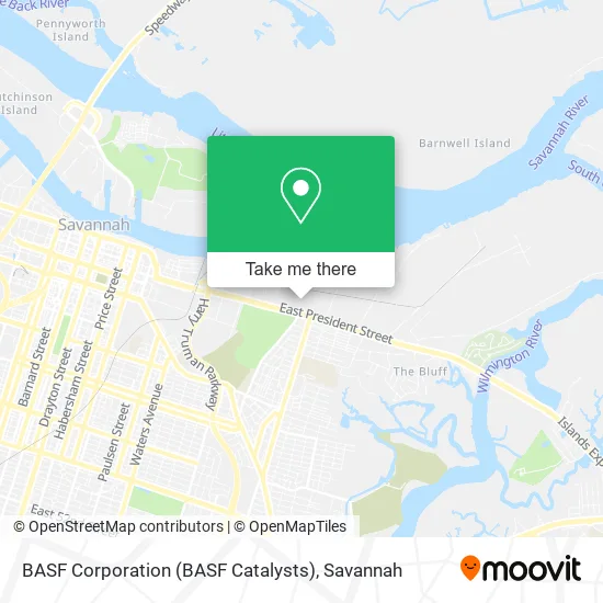 Mapa de BASF Corporation (BASF Catalysts)