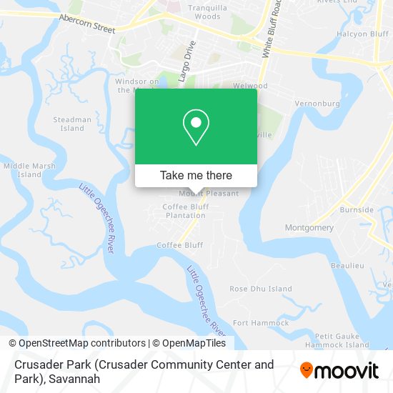 Crusader Park (Crusader Community Center and Park) map