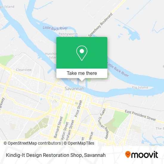 Kindig-It Design Restoration Shop map