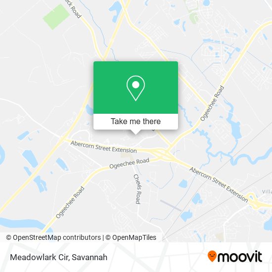Mapa de Meadowlark Cir